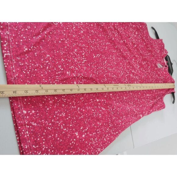Bon Apple Tea Pink Sleeveless Dress M Keyhole Front & Back w/ Pockets - Picture 7 of 10